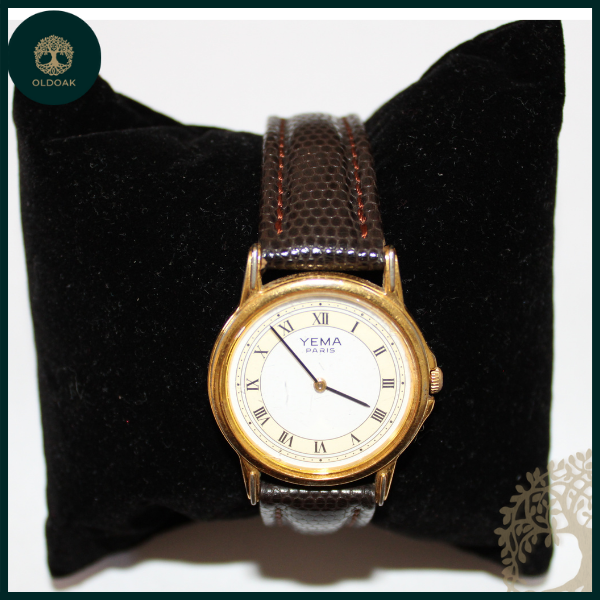 “Mediterranean Chic” Yema Wine Red Strap Watch
